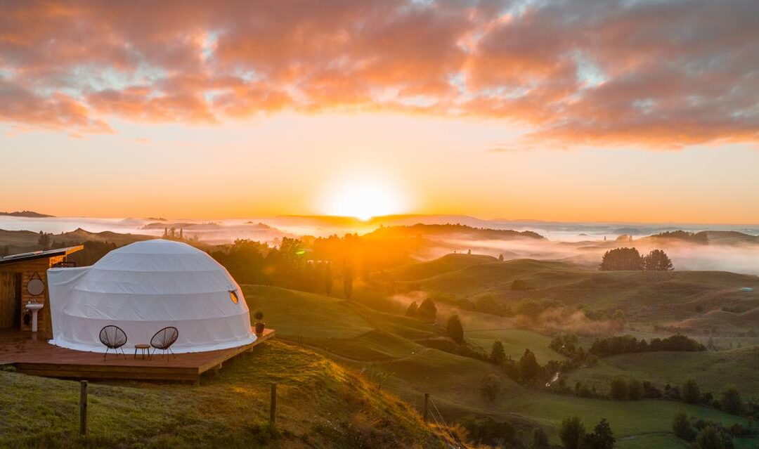 domo glamping camping casa geodesica